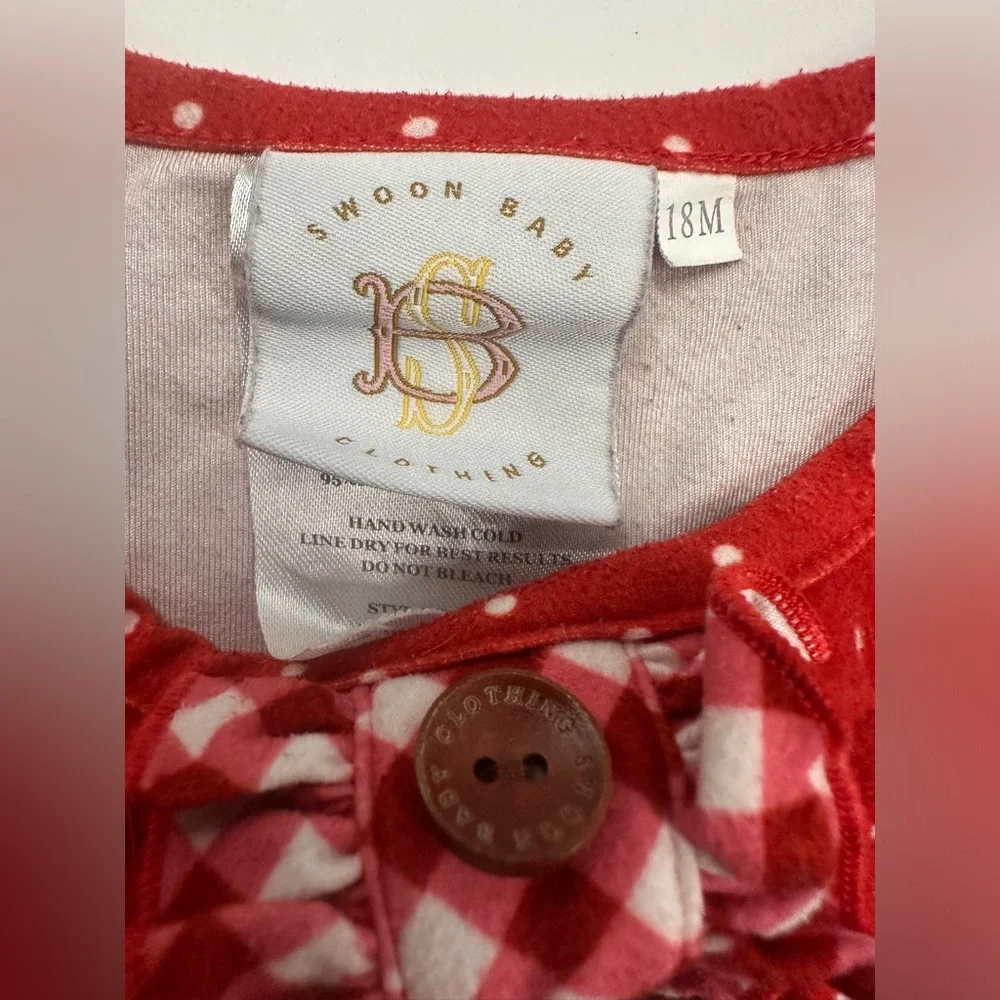 18M Swoon Baby Red Polka Dot Pajama Set